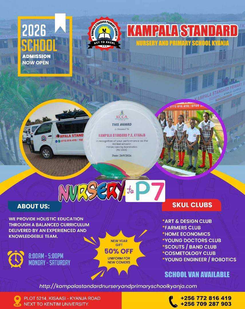 2025 PLE RESULTS: KAMPALA STANDARD NURSERY & PRIMARY SCHOOL-KYANJA TOPS KAMPALA SCHOOLS AGAIN IN PLE 2025.