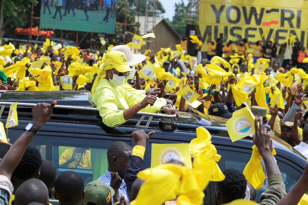 Maama Janet asks for 70% vote as Museveni campaigns in Butambala