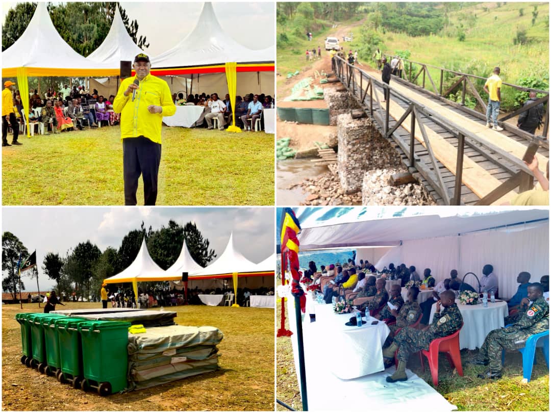 ICT Minister Chris Baryomunsi Commends UPDF for Discipline and Transformative Tarehe Sita Projects.