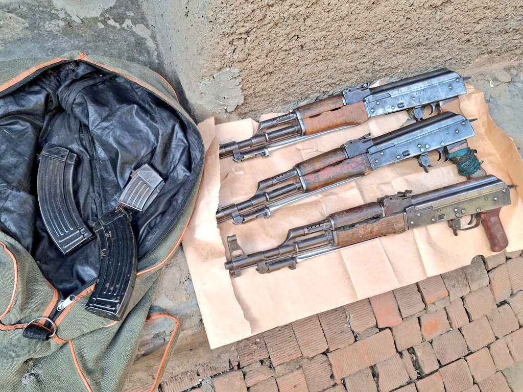 Five Arrested Over Kampala Robberies, Murder of Police Officer as Firearms Are Recovered