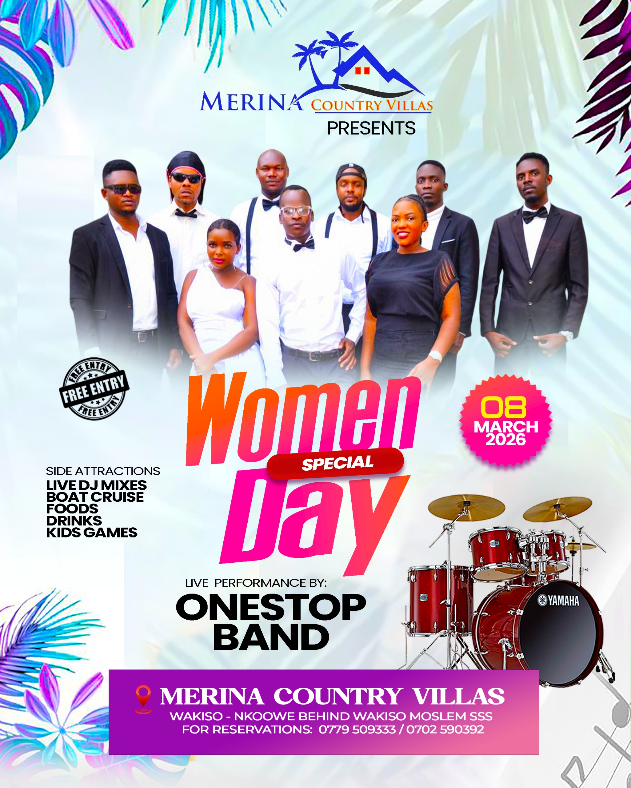 Merina Country Villas to Host Women’s Day Special with Live Band Performance