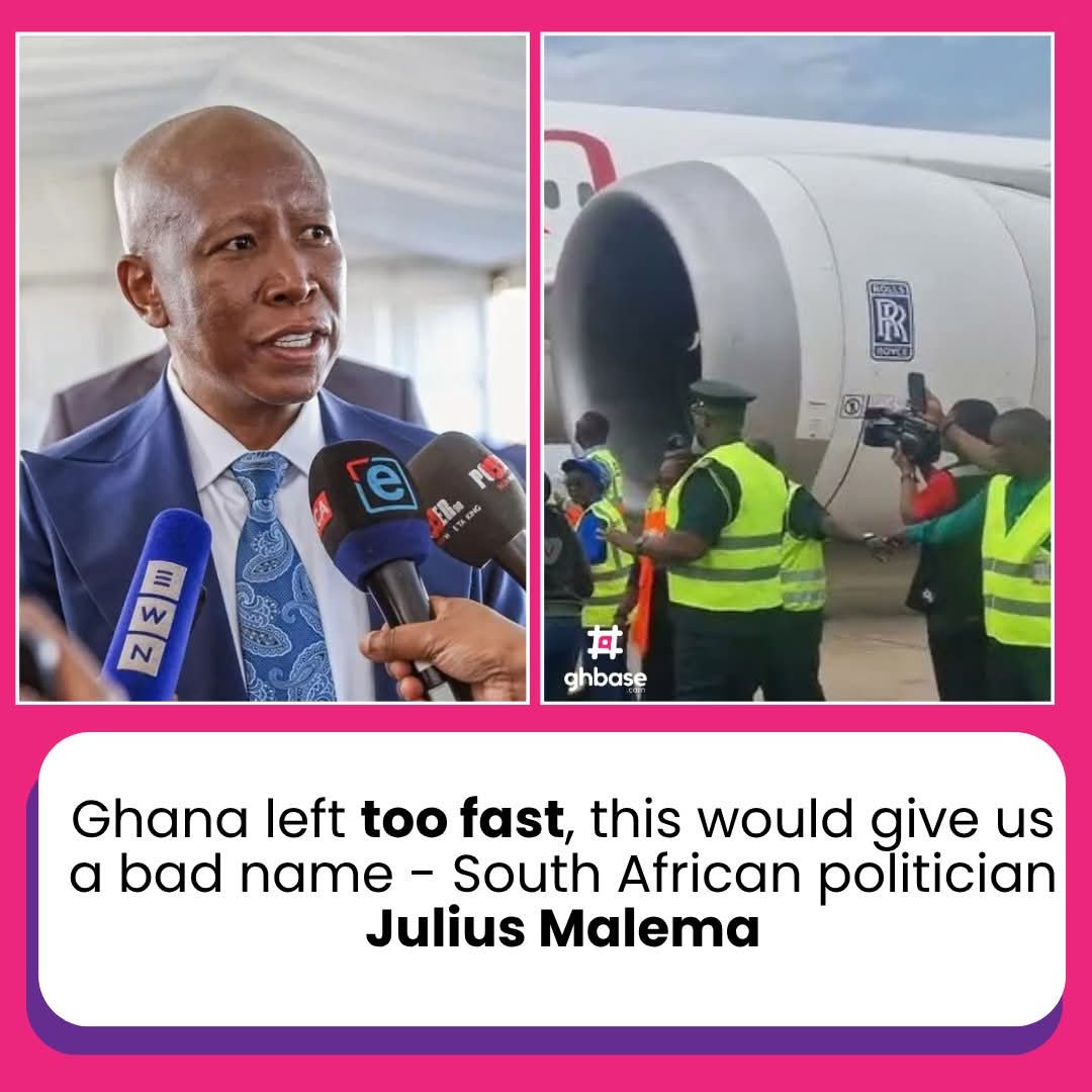 Ghana's Reaction Towards Xenophobic Attacks Has Exposed Us-Julius Malema