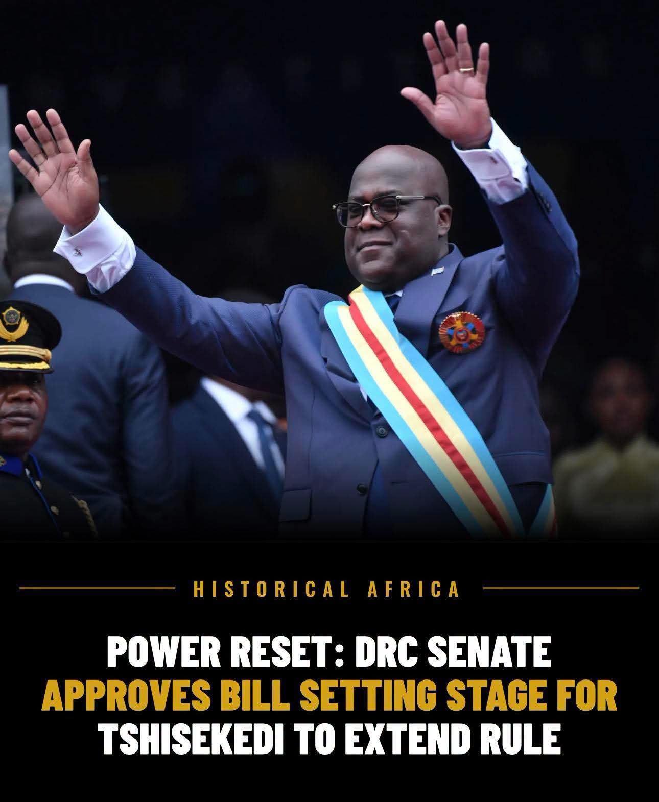 DRC's Senate Just Voted to Let Tshisekedi Reset His Term Limit Clock. The Opposition Walked Out Before the Vote.